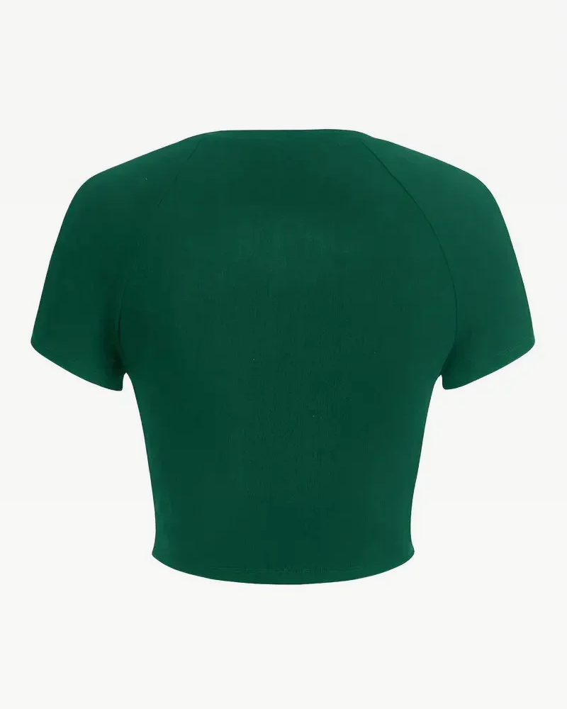 Cyber Y2K Crop Top