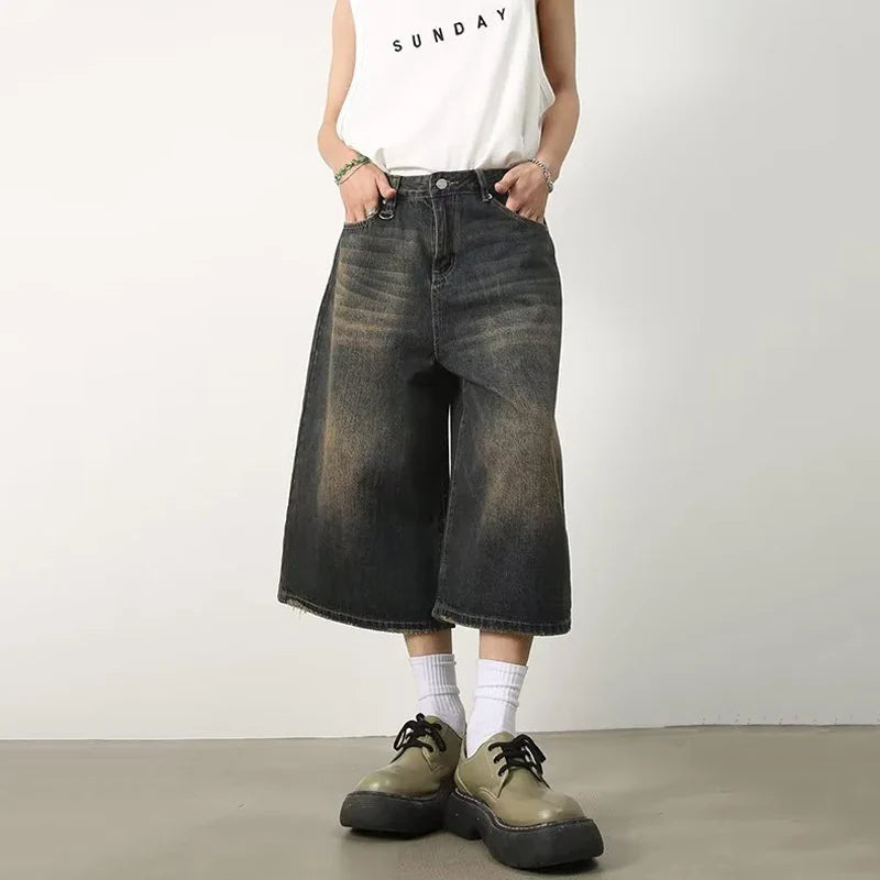 Baggy Denim Shorts