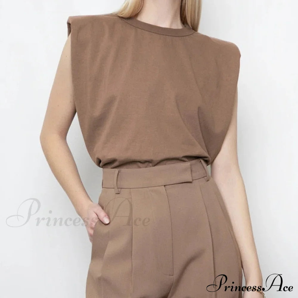Fashion Loose Sleeveless T-shirt