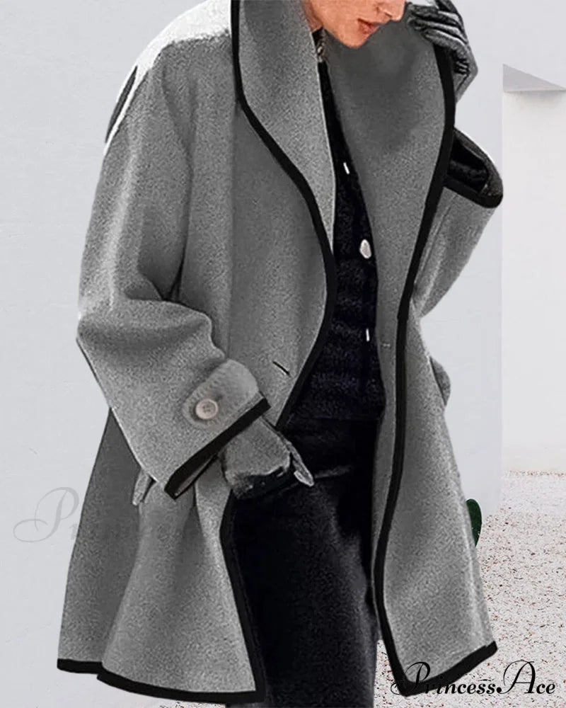 lapel Stylish coat