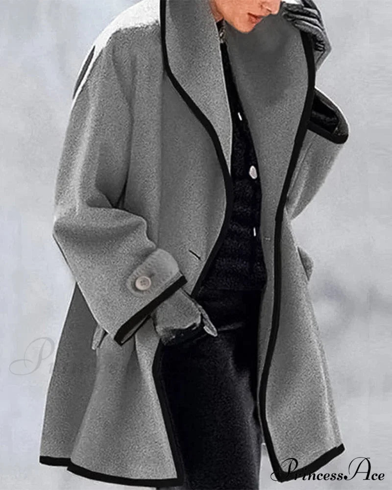 lapel Stylish coat