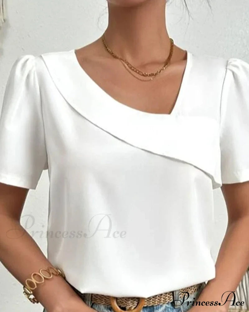 sleeve short Elegant top
