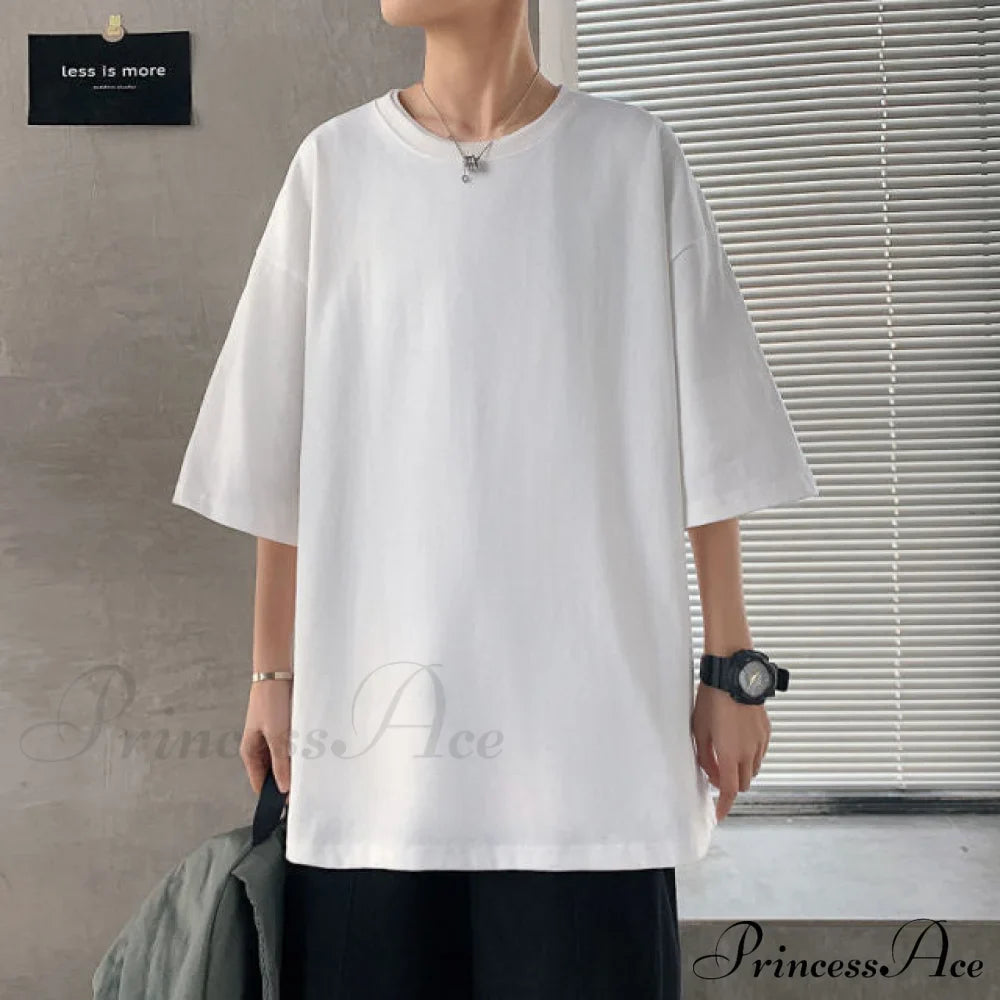 White Cartoon Female Kawaii Tops Tee