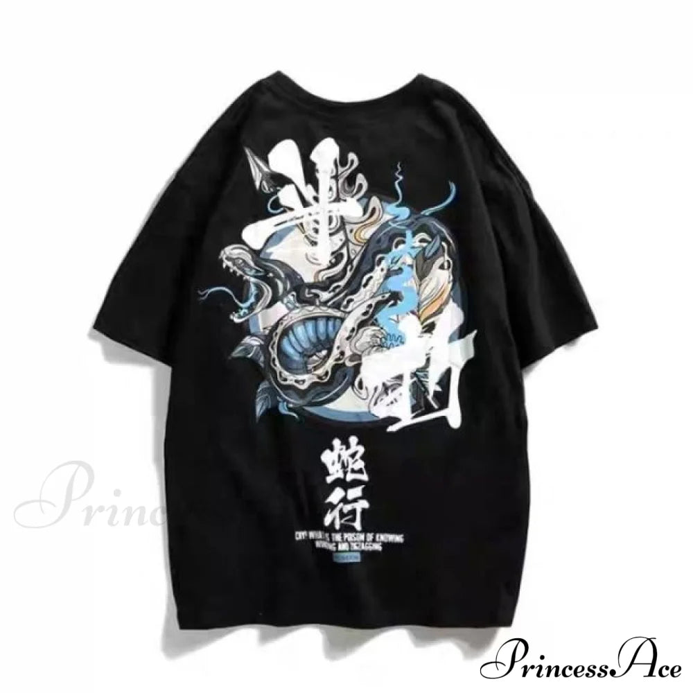 White Cartoon Female Kawaii Tops Tee