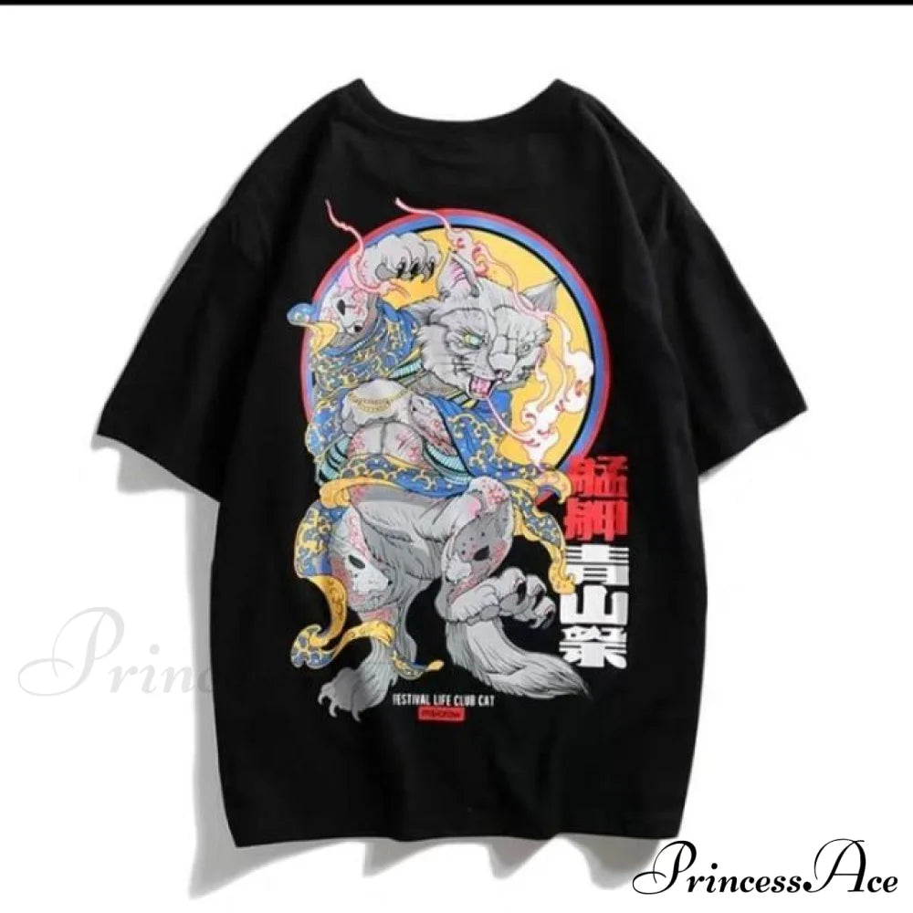 White Cartoon Female Kawaii Tops Tee